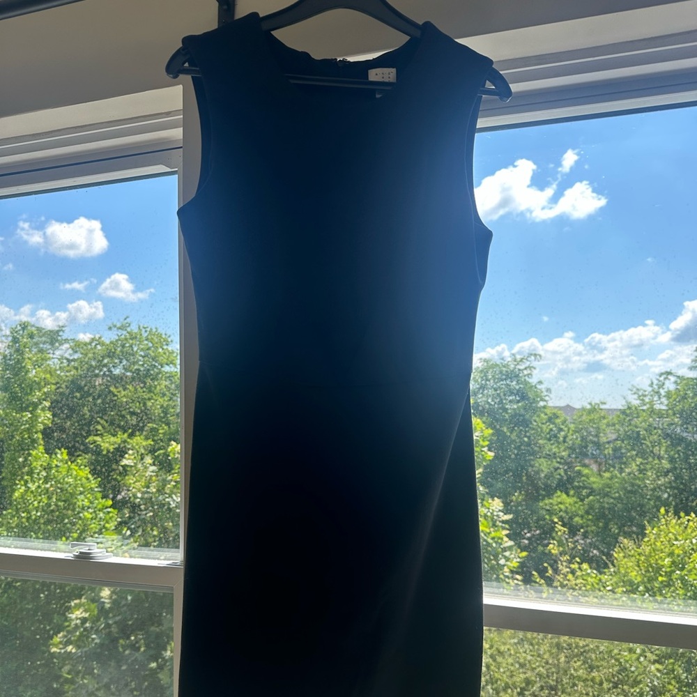 Elegant Black Sleeveless mini Dress- 4